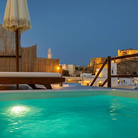 Villa Santorini Rooftop Hot Tub With Panoramic Views Akrotírion