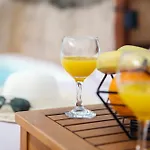 빌라 Santorini Rooftop Hot Tub With Panoramic Views