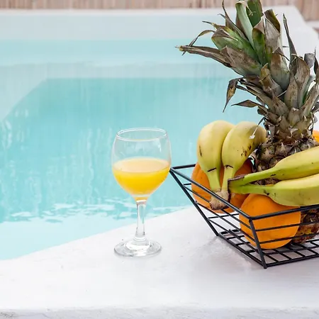 Vila Santorini Rooftop Hot Tub With Panoramic Views Akrotírion