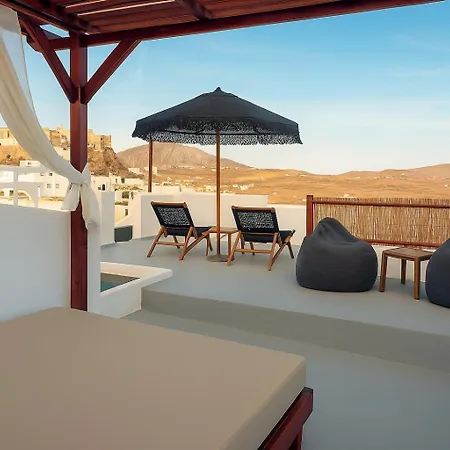 Santorini Rooftop Hot Tub With Panoramic Views Villa