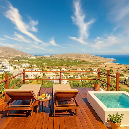 Santorini Rooftop Hot Tub With Panoramic Views Villa Akrotírion