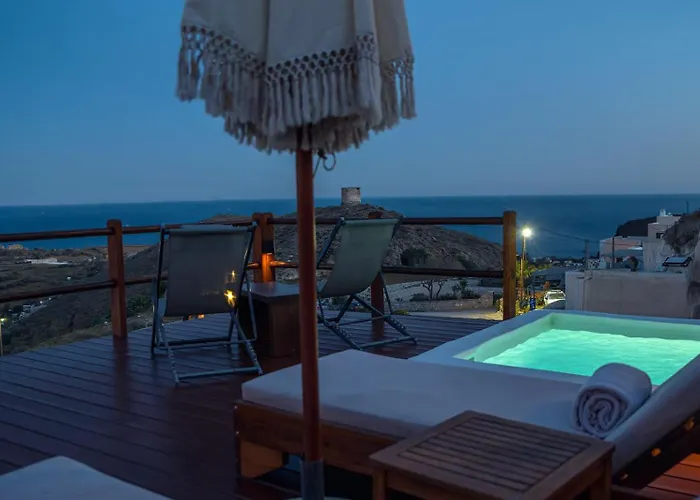 Santorini Rooftop Hot Tub With Panoramic Views Villa Akrotiri (Santorini)