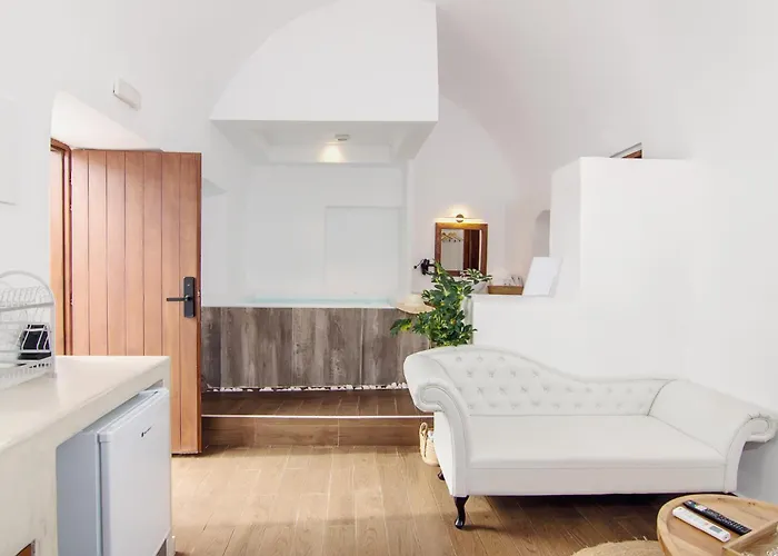 别墅 Santorini Rooftop Hot Tub With Panoramic Views