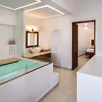 Santorini Rooftop Hot Tub With Panoramic Views