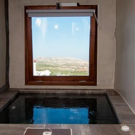 Santorini Rooftop Hot Tub With Panoramic Views