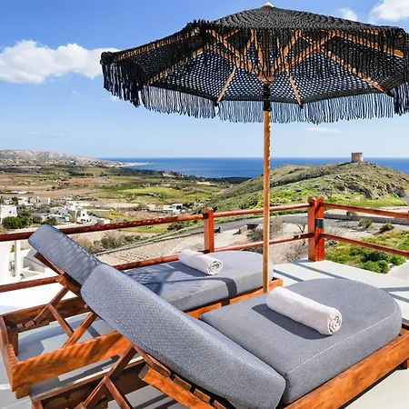 Santorini Rooftop Hot Tub With Panoramic Views Villa Akrotírion