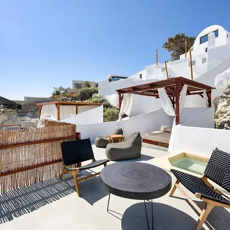 Villa Santorini Rooftop Hot Tub With Panoramic Views Akrotírion